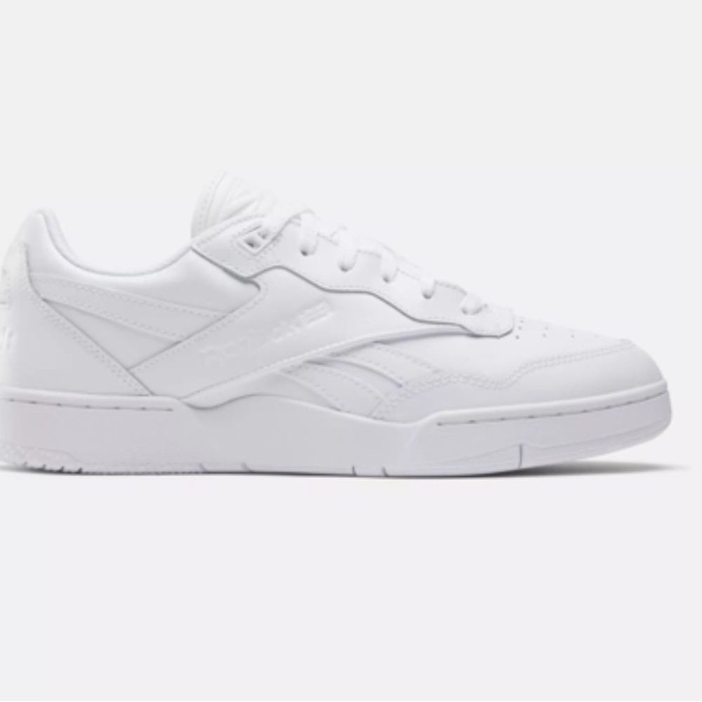 Reebox BB 4000 II Shoes Men’s 13 White NIB NEW Leather Sneakers Low Top
